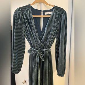 Ali & Jay (from Anthropologie) Velvet Holiday Jumpsuit!